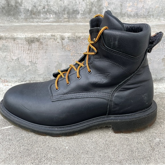 Red Wing 607 Supersole 2.0 Men's Leather Heavy Duty Work Soft Toe Boots Size 13 - Picture 5 of 11